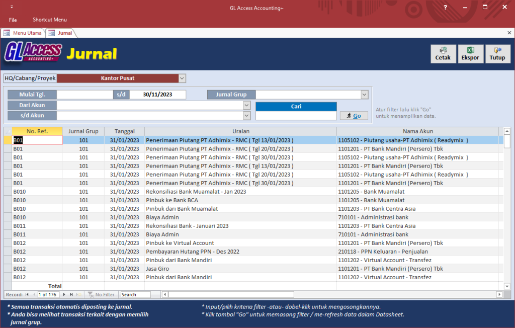 GL Access Accounting+
