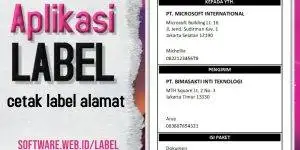 Aplikasi LABEL